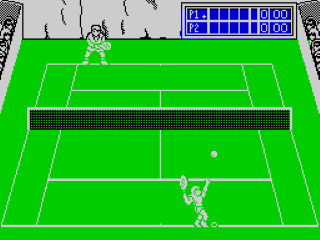 International Tennis screenshot 3 for ZX Spectrum